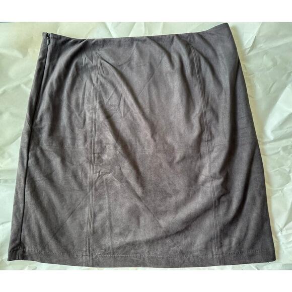 J Jill Faux Suede Skirt Size 12 NWT - Picture 4 of 4